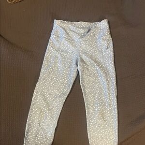 GAP Light Blue Polka Dot Kids Leggings